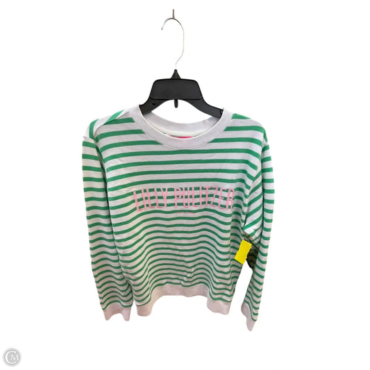 Top Long Sleeve Designer By Lilly Pulitzer In Green, Size: S