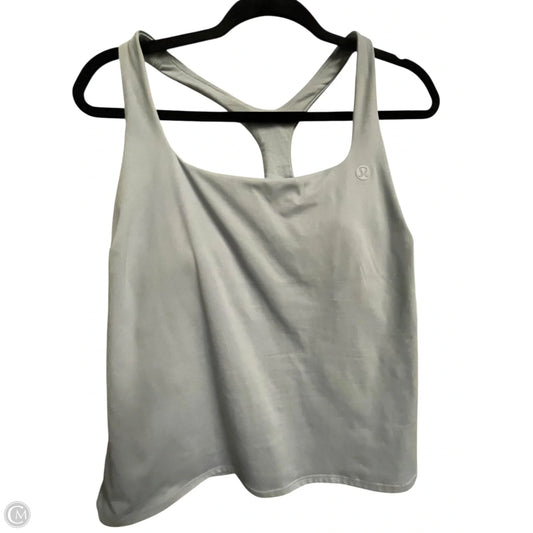 Athletic Tank Top By Lululemon In Blue, Size: 14