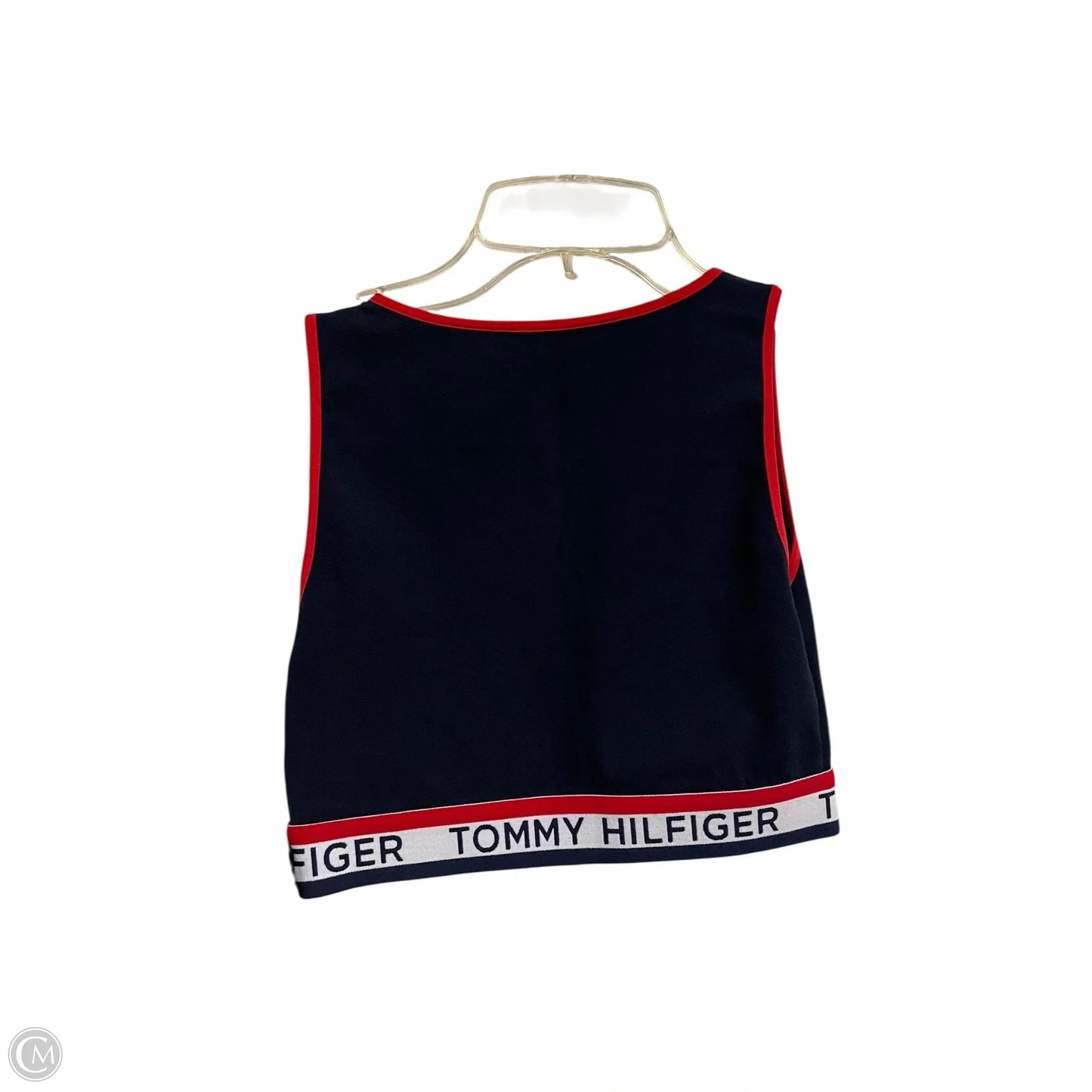 Athletic Bra By Tommy Hilfiger In Navy, Size: M
