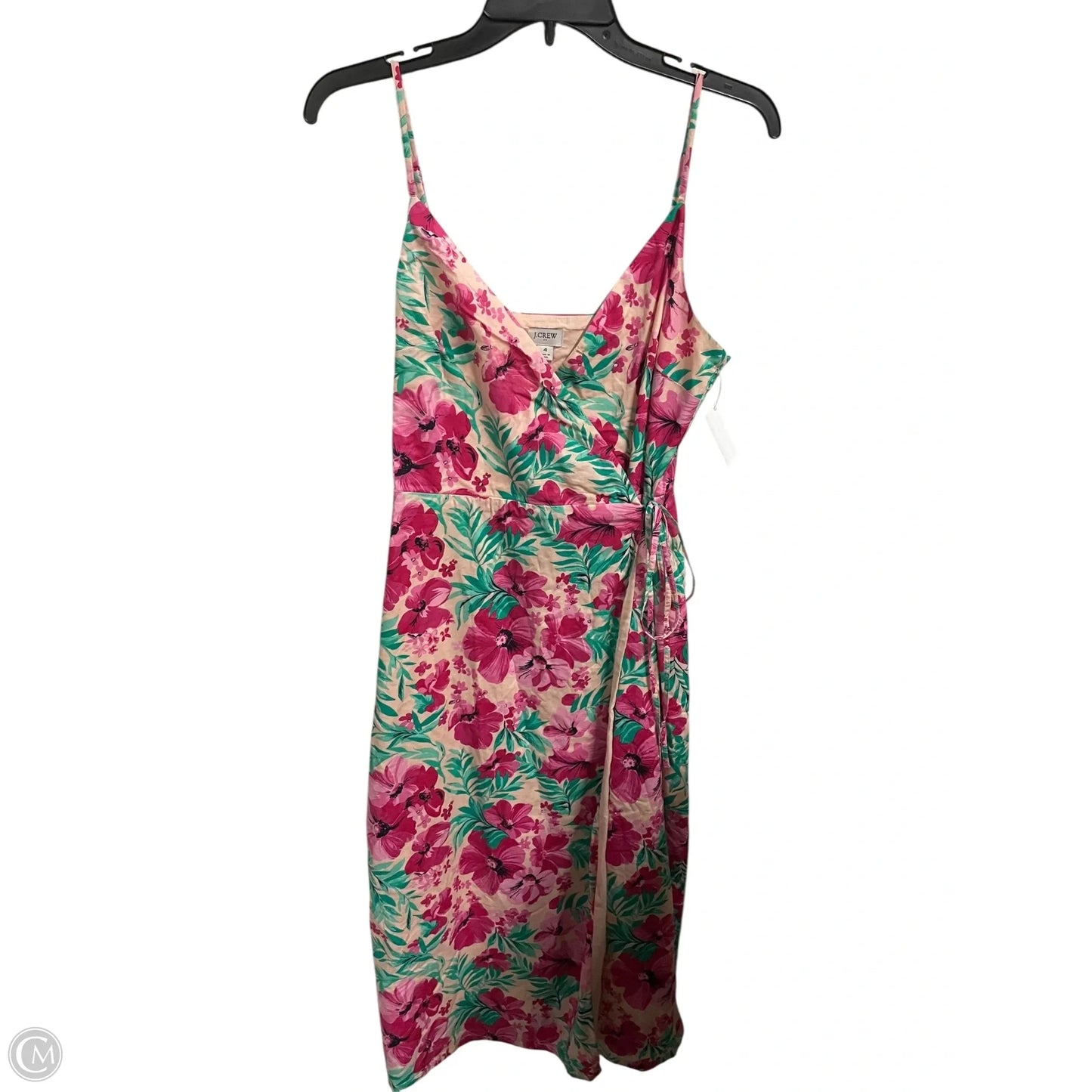 Dress Casual Midi By J. Crew In Floral Print, Size: 4