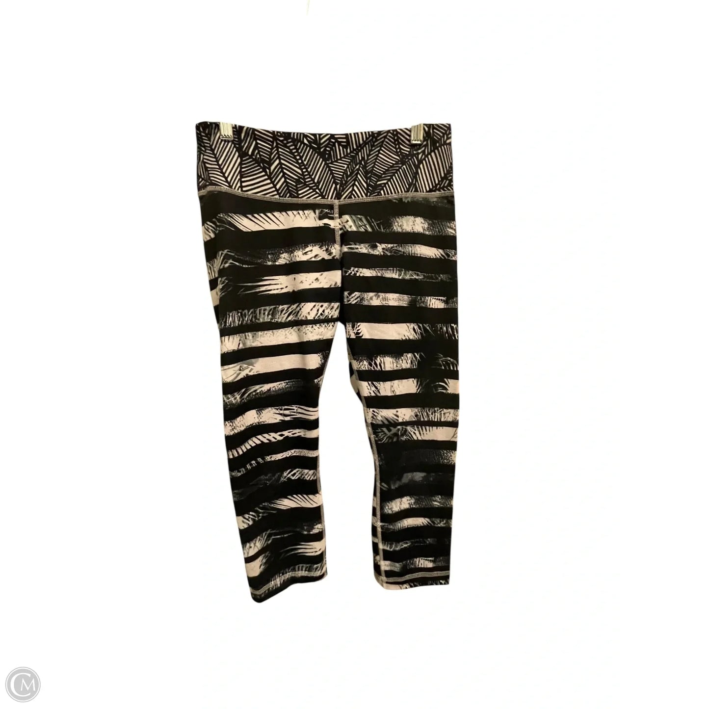 Athletic Leggings By Lululemon In Striped Pattern, Size: 8