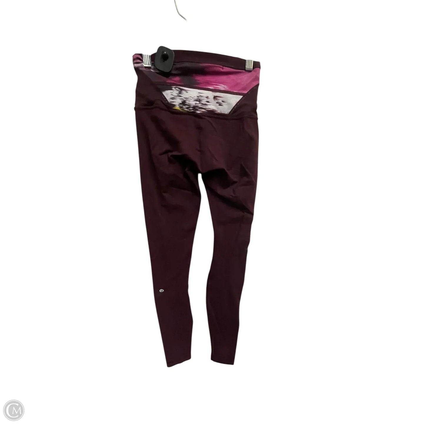 Athletic Leggings By Lululemon In Maroon, Size: 4