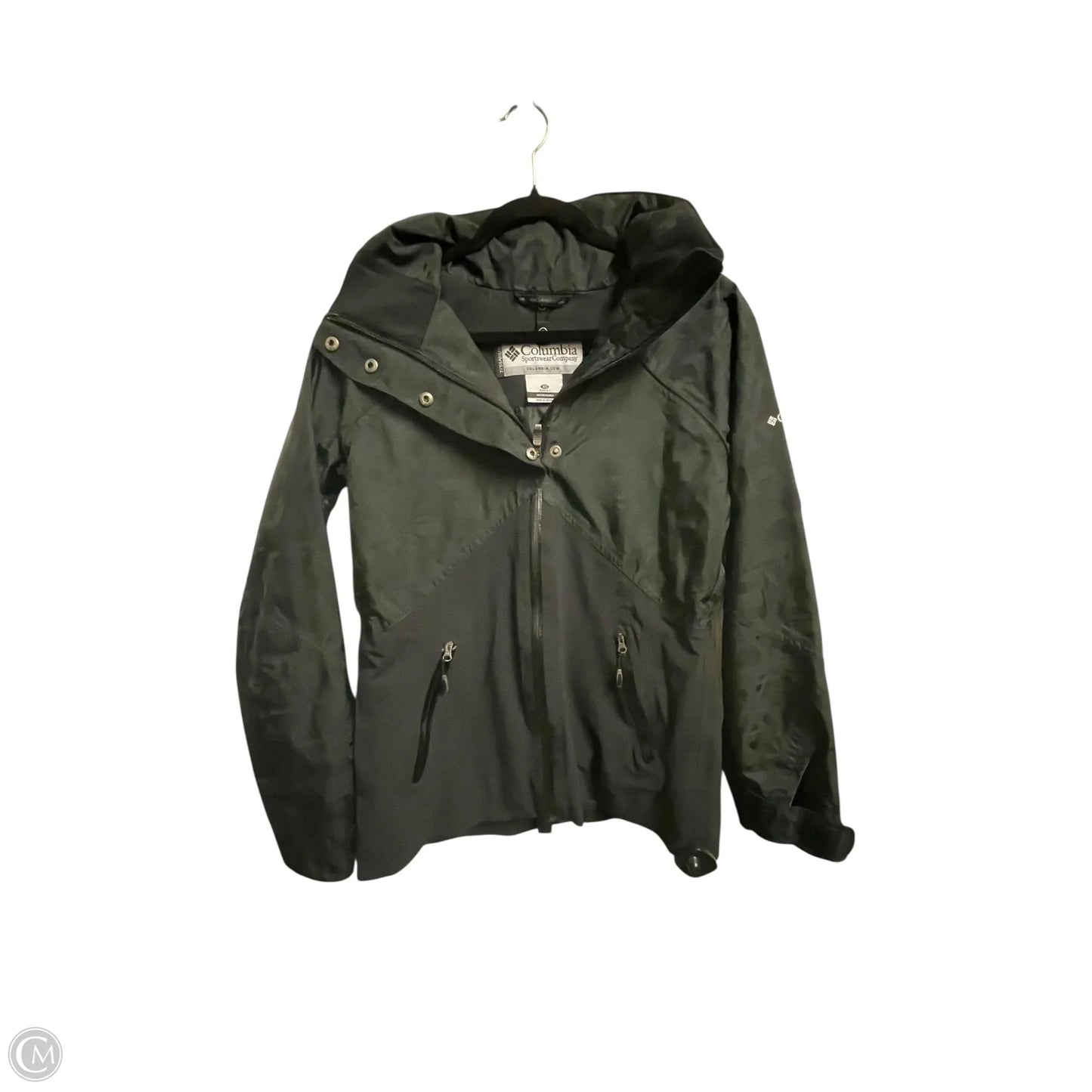 Jacket Windbreaker By Columbia In Black, Size: Xs