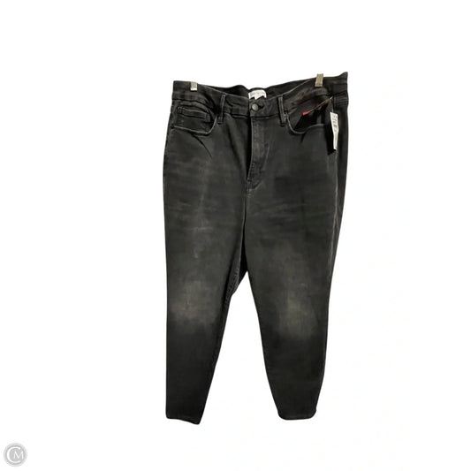 Jeans Skinny By Good American In Grey, Size: 16