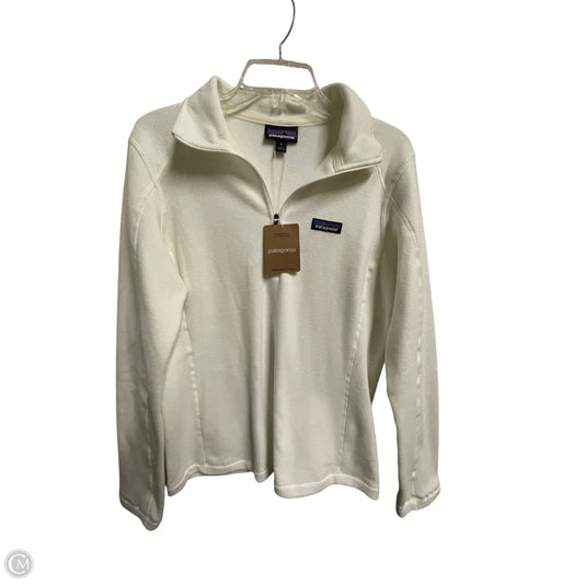 Sweatshirt Collar By Patagonia In White, Size: M