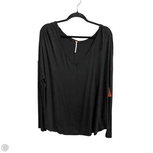 Top Long Sleeve By Free People In Black, Size: S