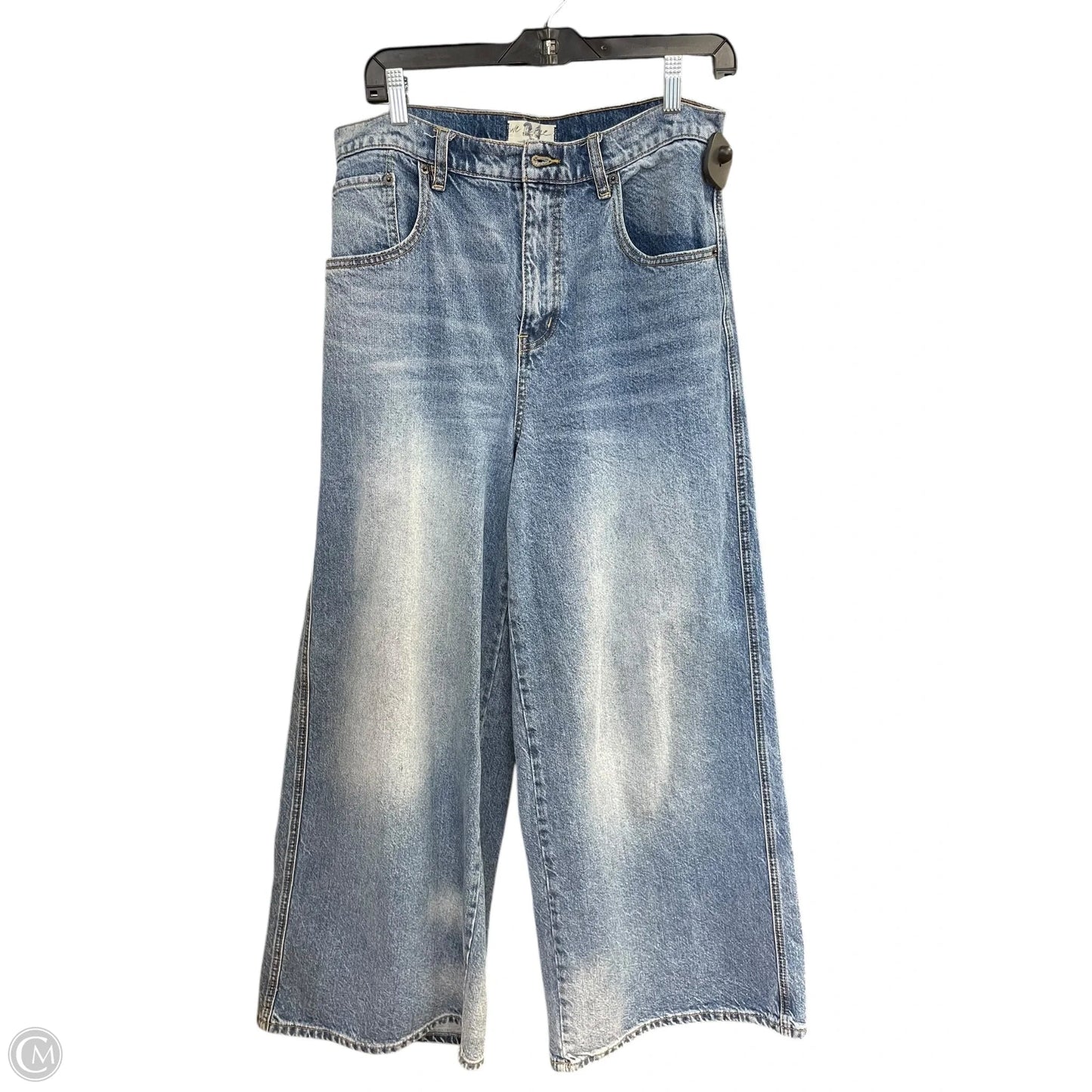 Jeans Wide Leg By We The Free In Blue Denim, Size: 12