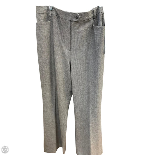 Pants Wide Leg By Calvin Klein In Brown, Size: 16