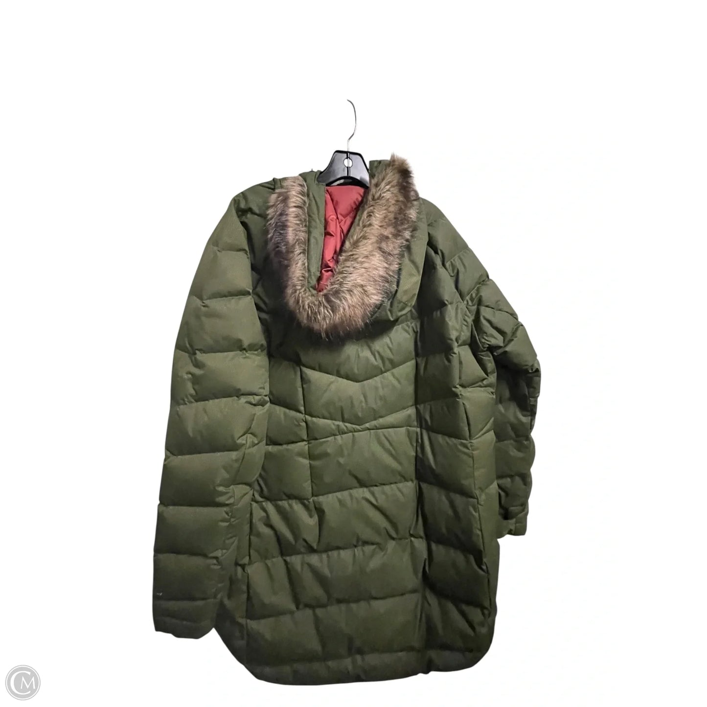 Coat Puffer & Quilted By Columbia In Green, Size: 1x