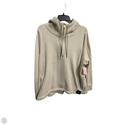 Jacket Fleece By Athleta In Beige, Size: 1x
