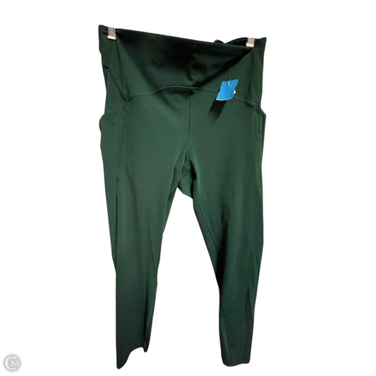 Athletic Leggings By Lululemon In Green, Size: 12