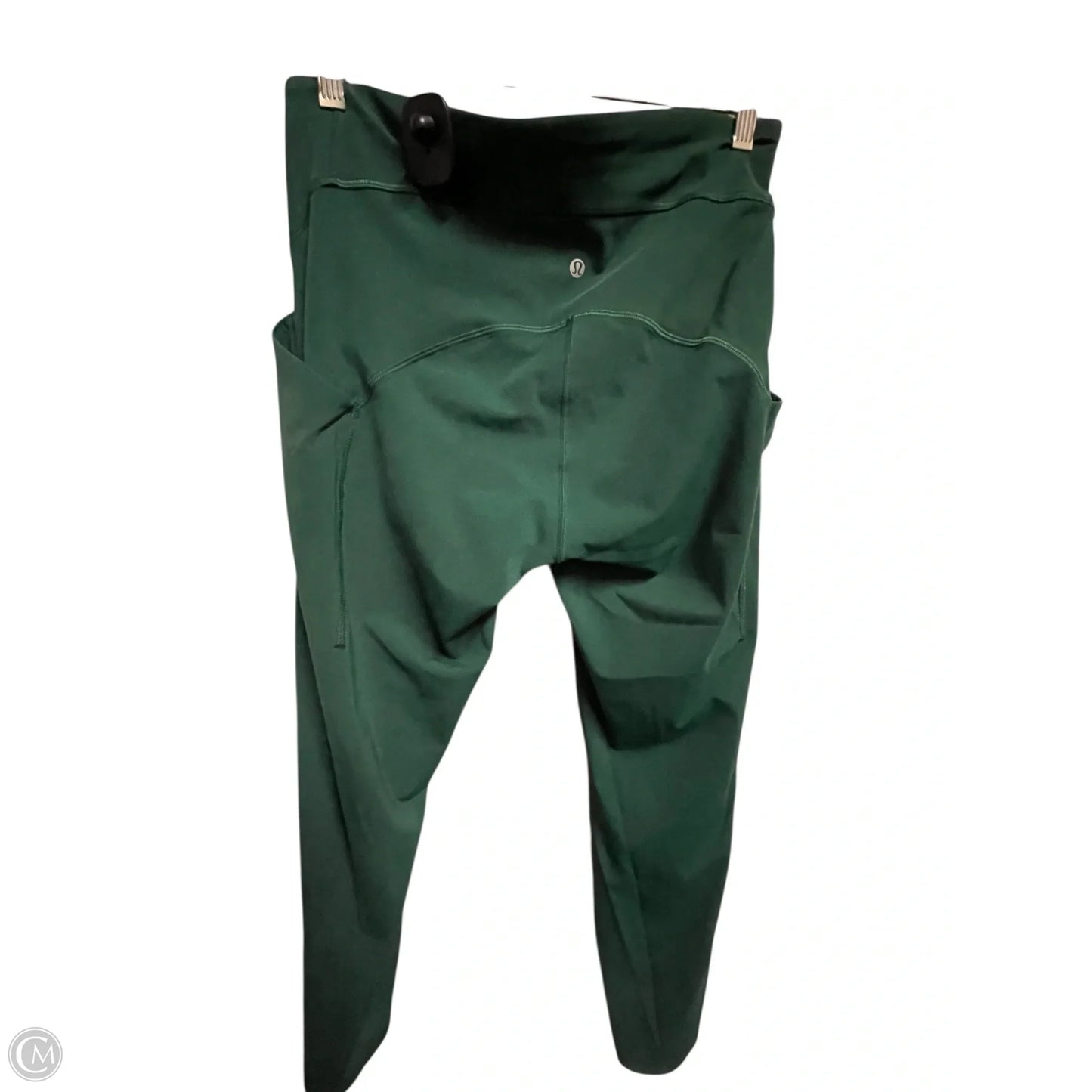 Athletic Leggings By Lululemon In Green, Size: 12