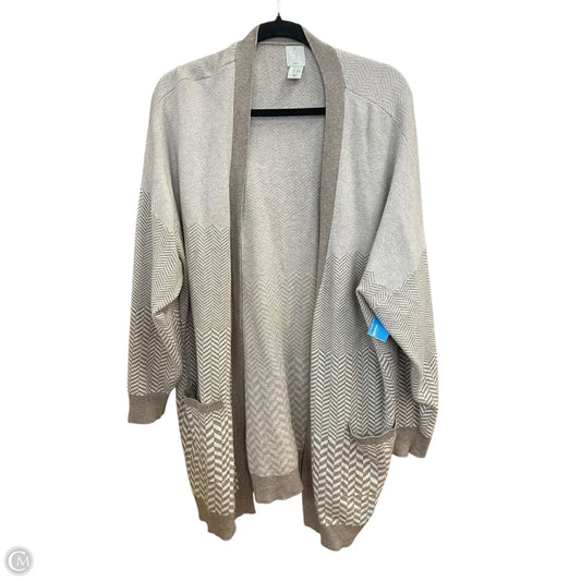 Sweater Cardigan By Joie In Beige, Size: 3x