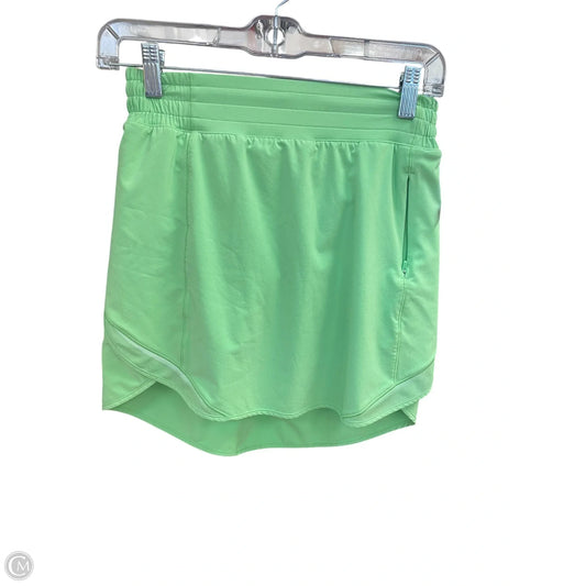 Athletic Skirt By Lululemon In Green, Size: 4