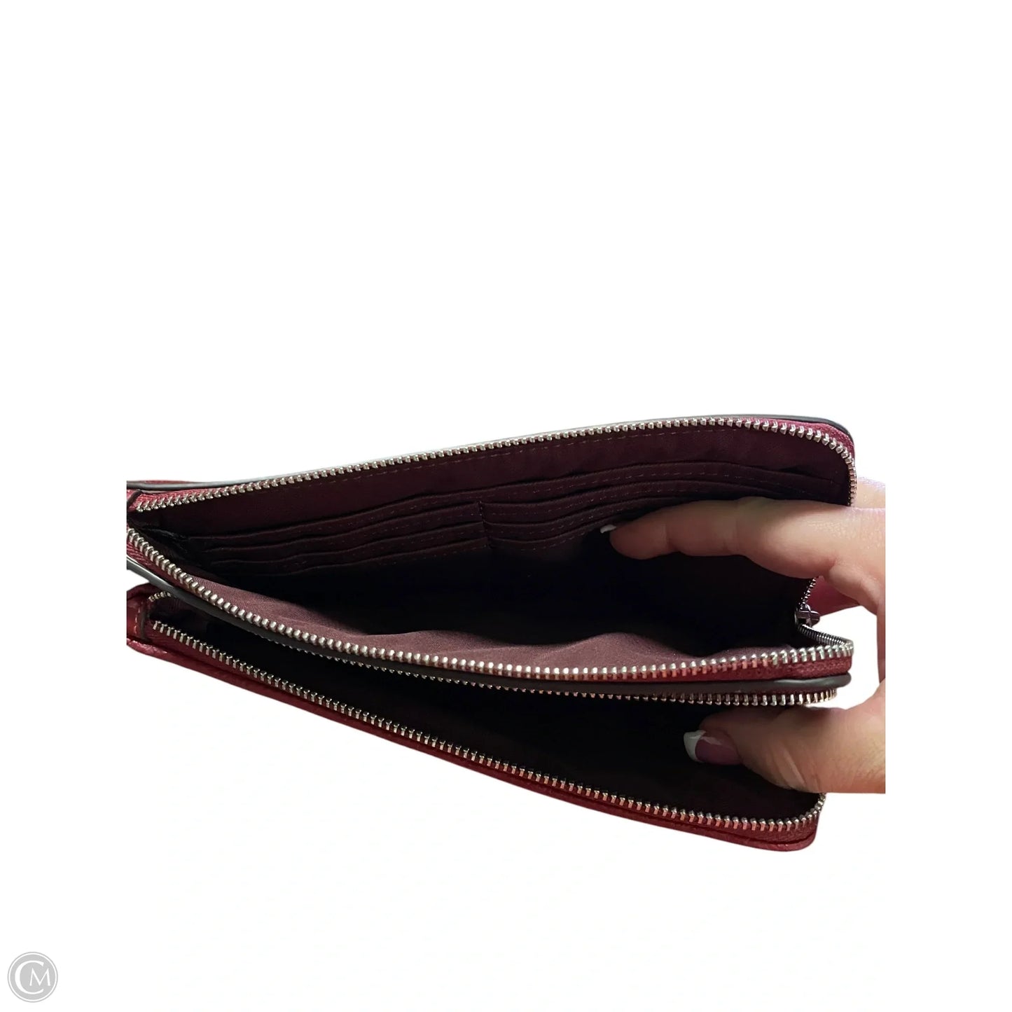 Wristlet Designer By Coach, Size: Large