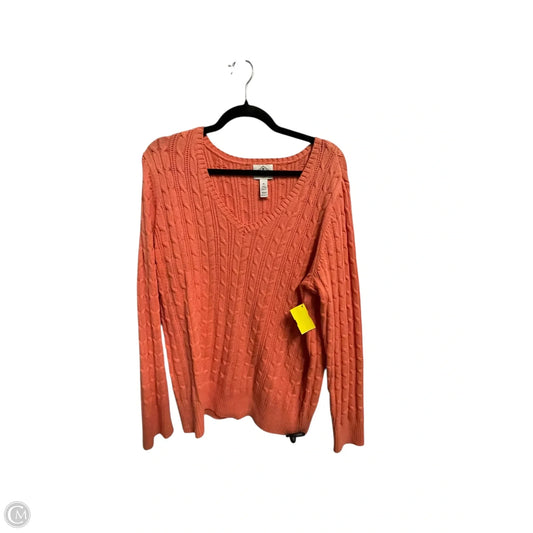 Sweater By St Johns Bay In Coral, Size: Xl