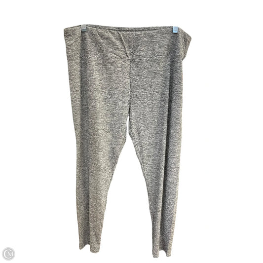 Athletic Leggings By No Boundaries In Grey, Size: 3x