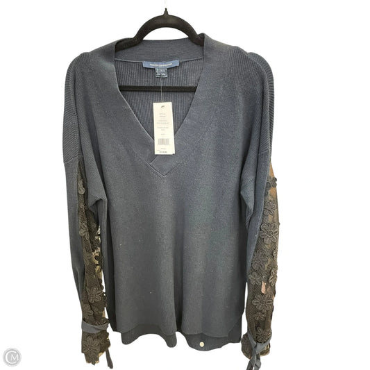 Top Long Sleeve By French Connection In Blue, Size: L