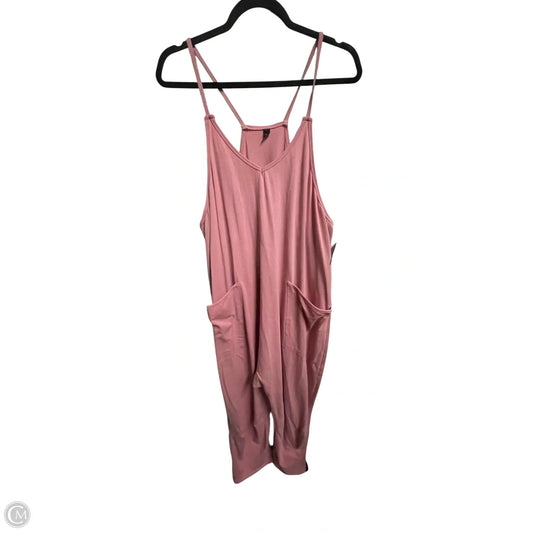 Jumpsuit By Clothes Mentor In Pink, Size: M