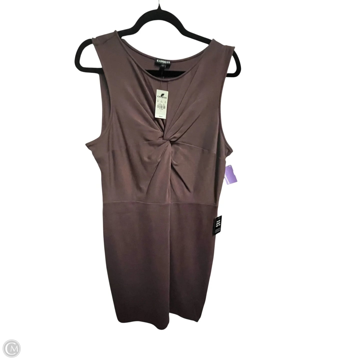Dress Casual Maxi By Express In Red, Size: L