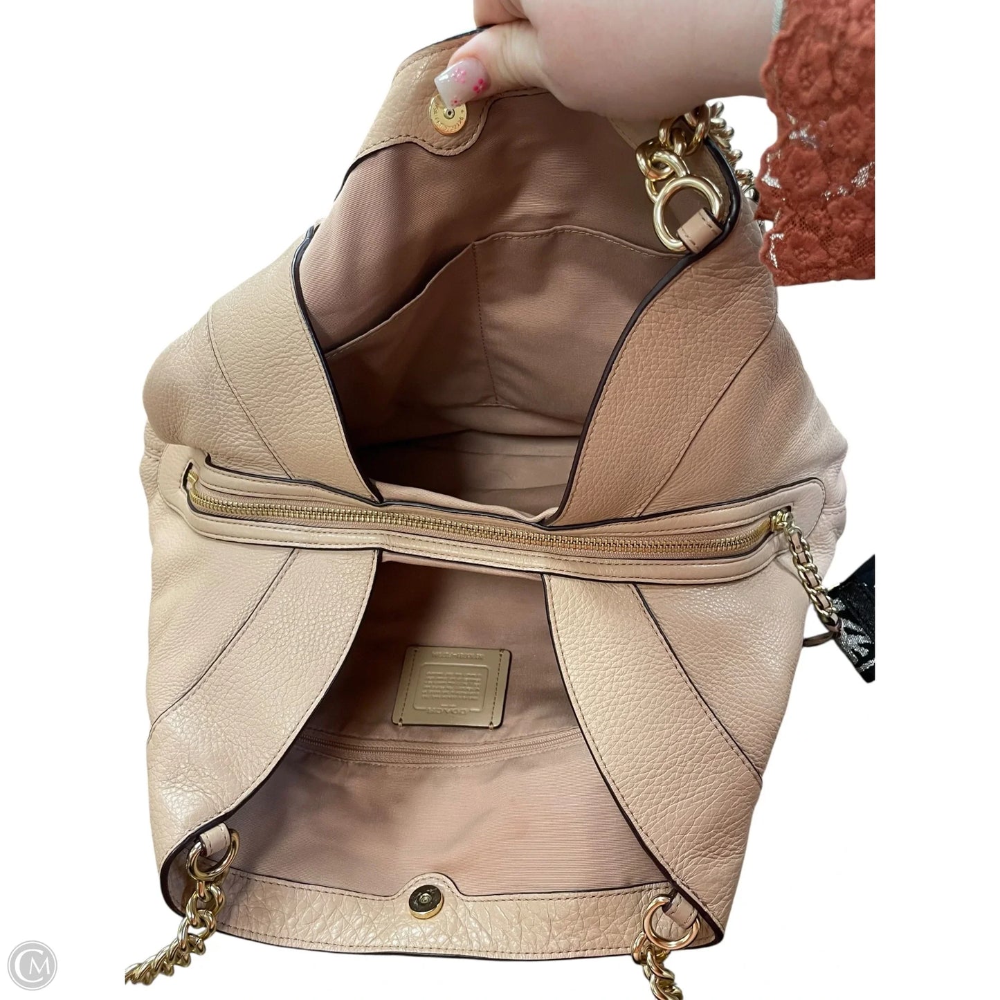 Handbag Designer By Coach, Size: Large