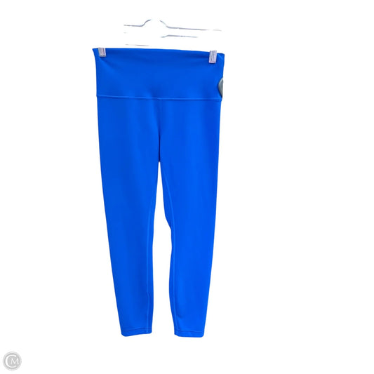 Athletic Leggings By Lululemon In Blue, Size: 6