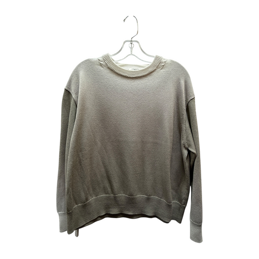 Sweater Designer By Lafayette 148 In Taupe, Size:L