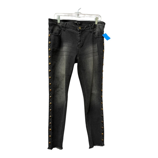 Jeans Straight By Romeo And Juliet In Black, Size:12