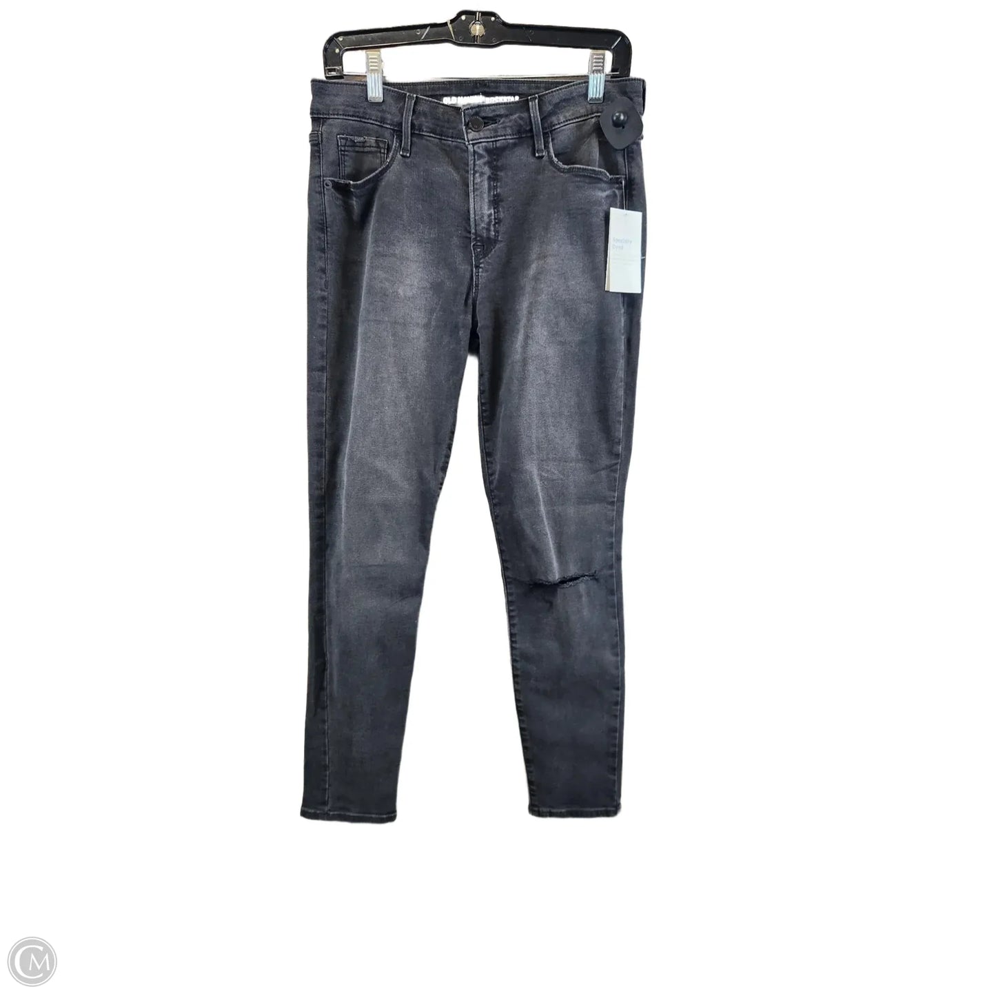 Jeans Skinny By Old Navy In Black, Size: 8