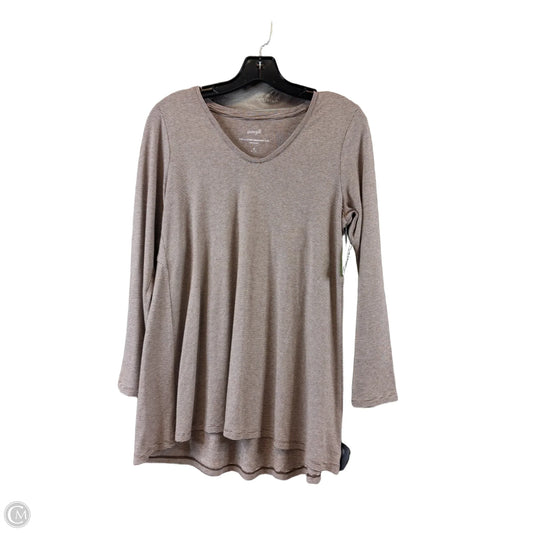 Top Long Sleeve Basic By Pure Jill In Striped Pattern, Size: Xsp