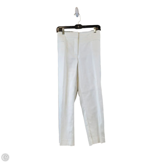 Pants Cropped By Roz And Ali In White, Size: 16