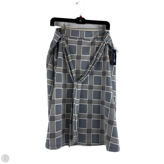 Skirt Maxi By Clothes Mentor In Black & Grey, Size: 12