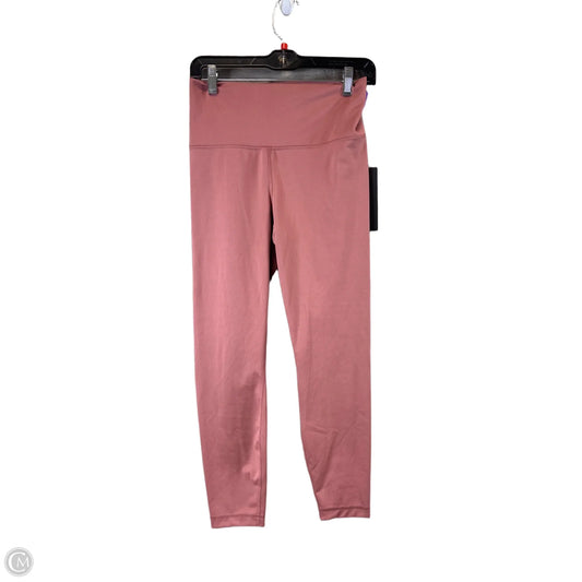 Athletic Leggings By Yogalicious In Mauve, Size: L