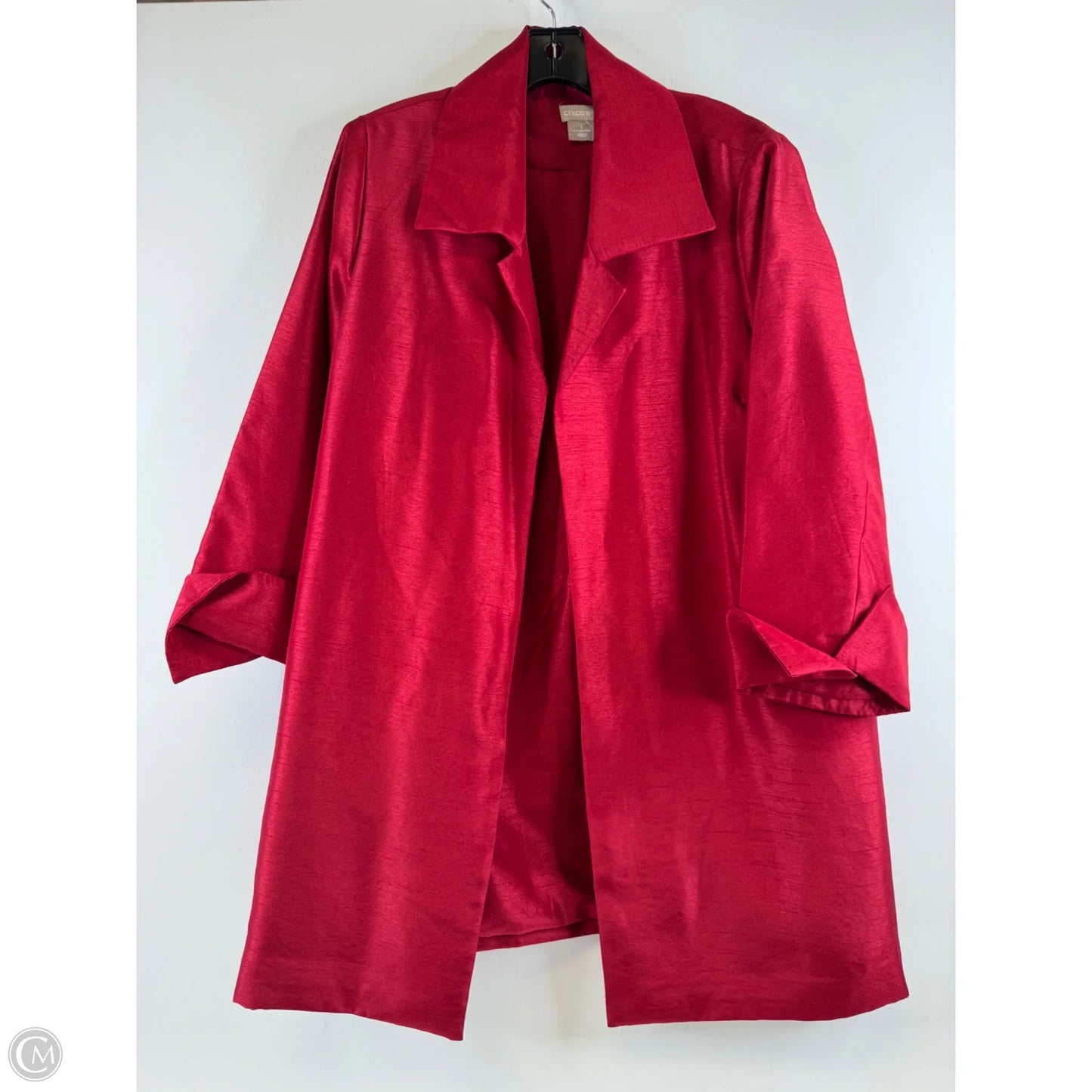 Blazer By Chicos In Red, Size: M