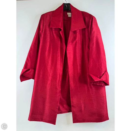 Blazer By Chicos In Red, Size: M