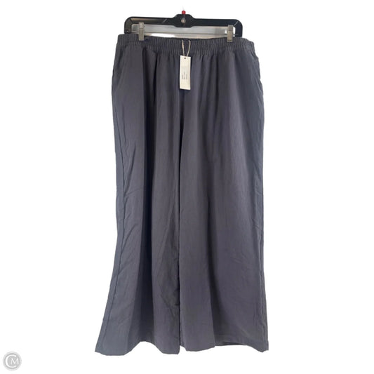 Pants Wide Leg By Clothes Mentor In Grey, Size: 22