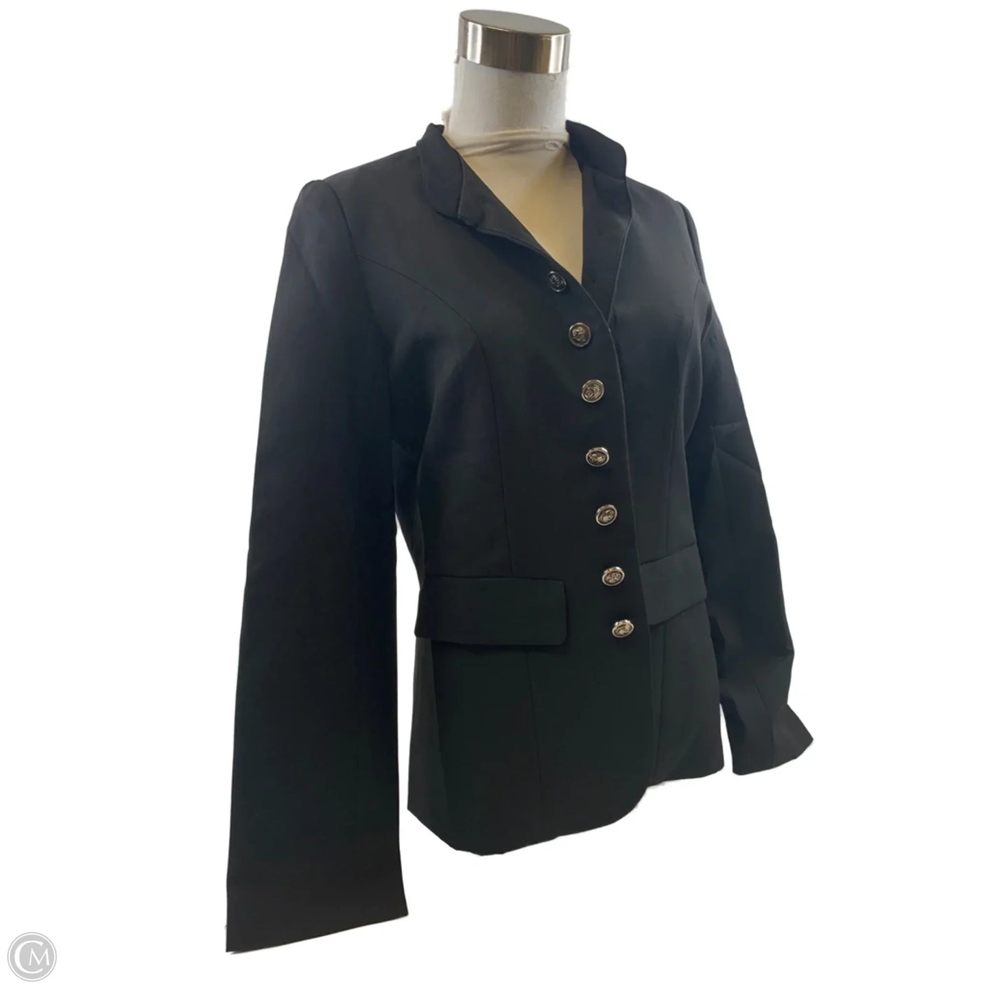 Blazer By Clothes Mentor In Black, Size: M