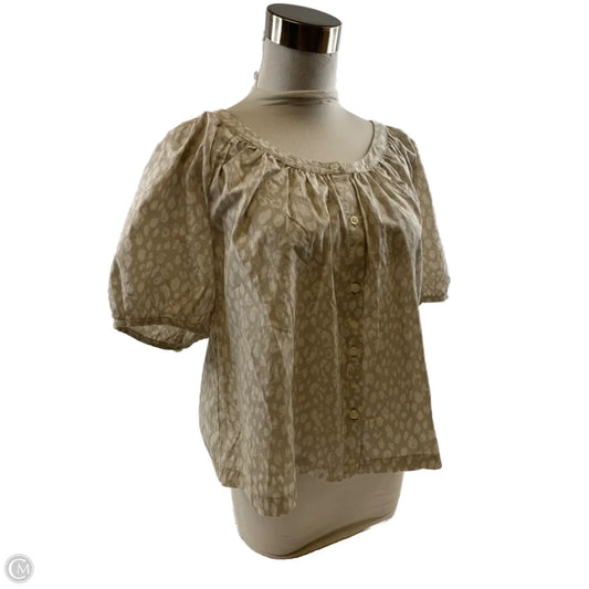 Top Short Sleeve By Universal Thread In Cream, Size: Xs