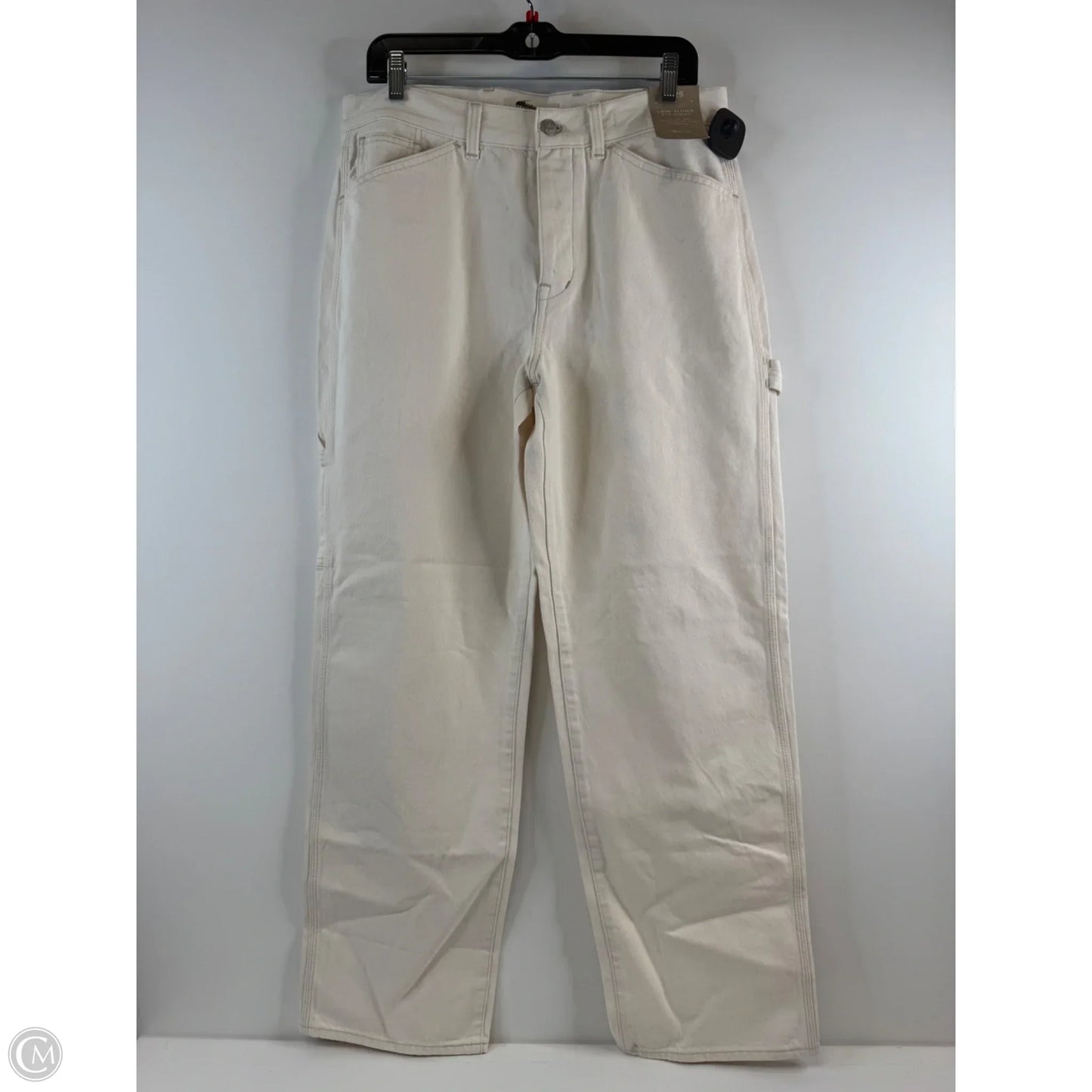 Jeans Straight By Madewell In Cream, Size: 6