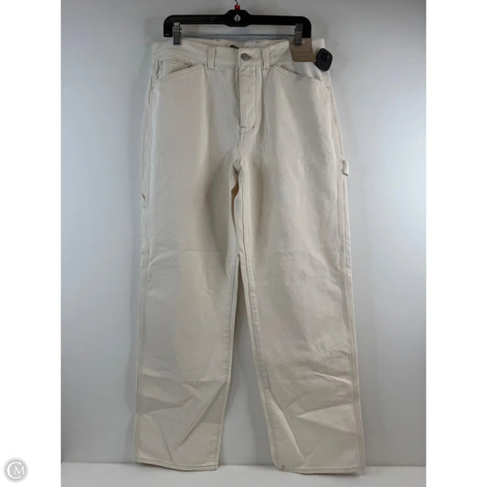 Jeans Straight By Madewell In Cream, Size: 6