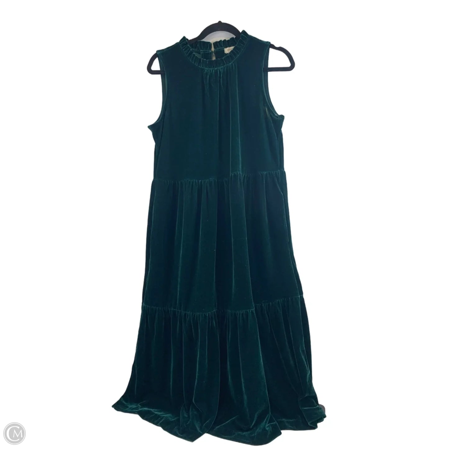Dress Casual Midi By J. Crew In Green, Size: M