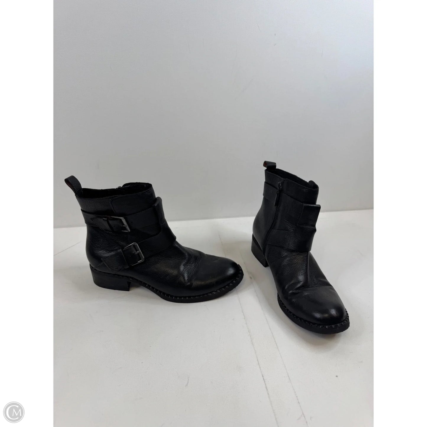 Boots Ankle Flats By Gentle Souls In Black, Size: 10