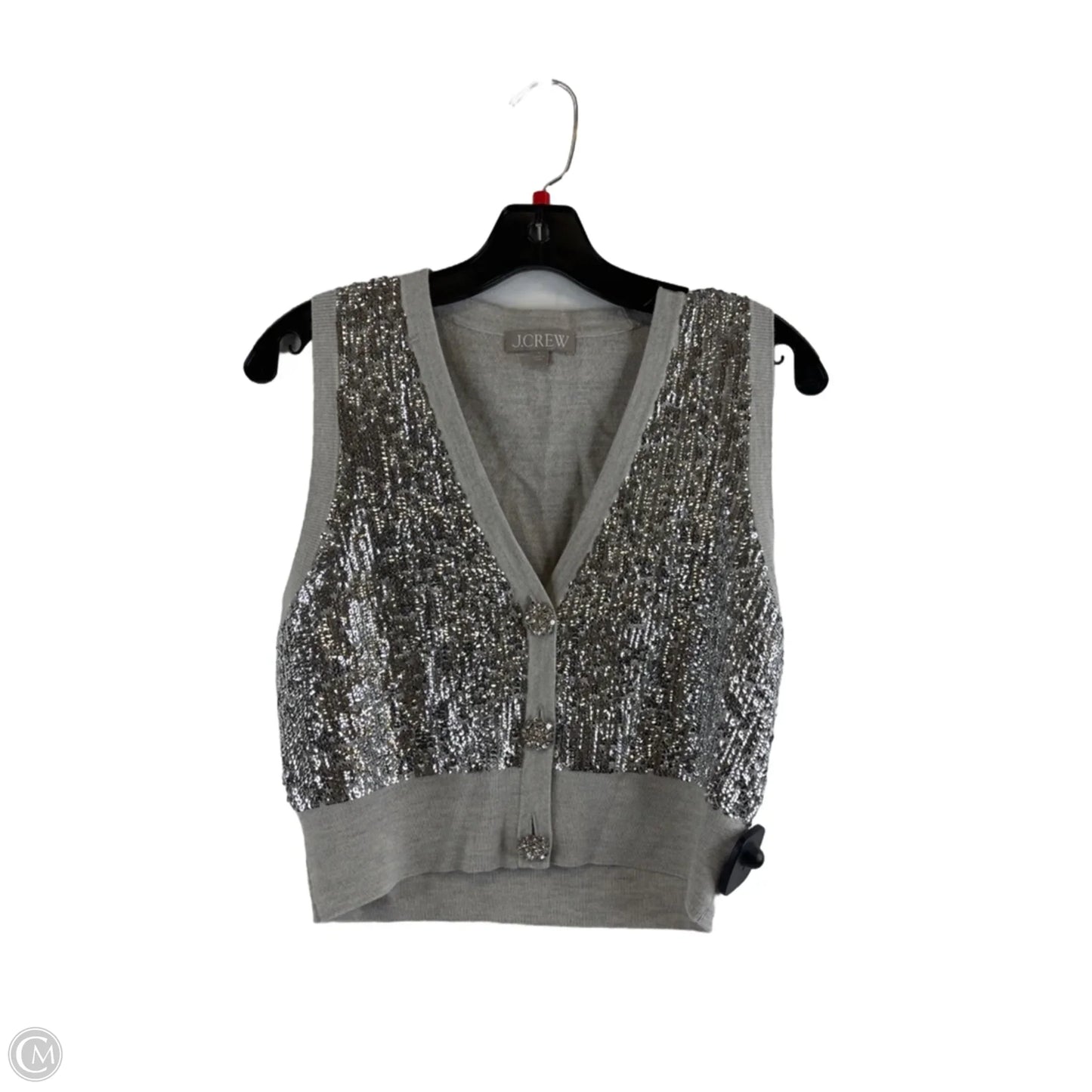 Vest Other By J. Crew In Grey, Size: S