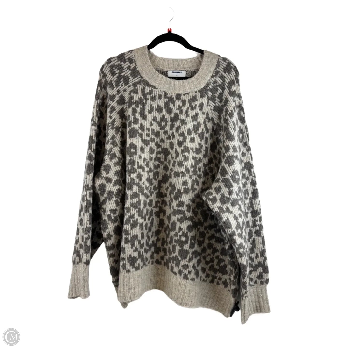 Sweater By Old Navy In Brown & Tan, Size: Xxl