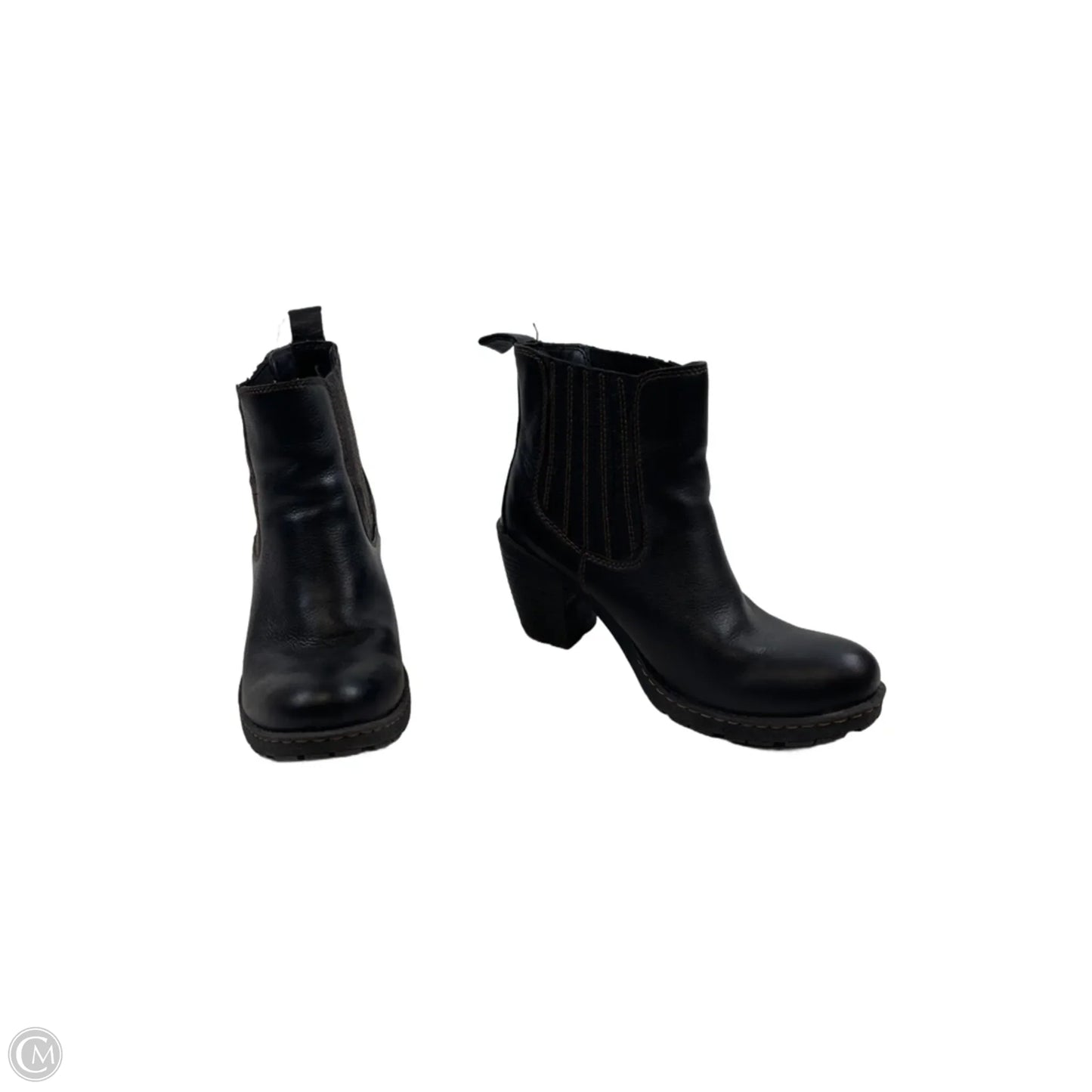 Boots Ankle Heels By Boc In Black, Size: 7