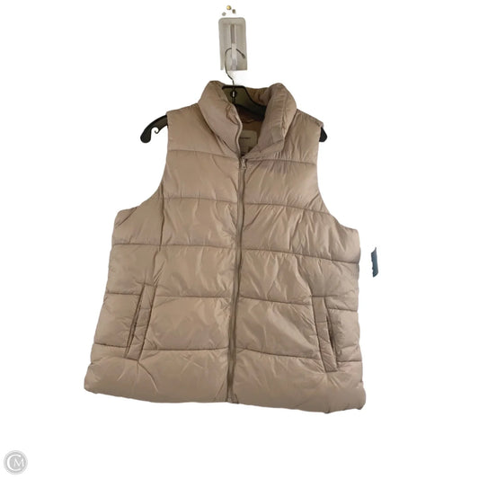 Vest Sweater By Old Navy In Tan, Size: L