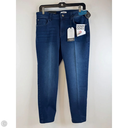 Jeans Cropped By Kensie In Blue Denim, Size: 10