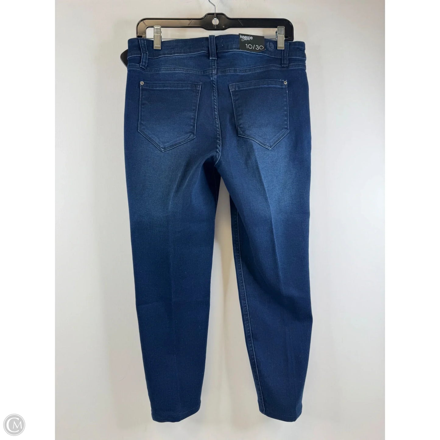 Jeans Cropped By Kensie In Blue Denim, Size: 10