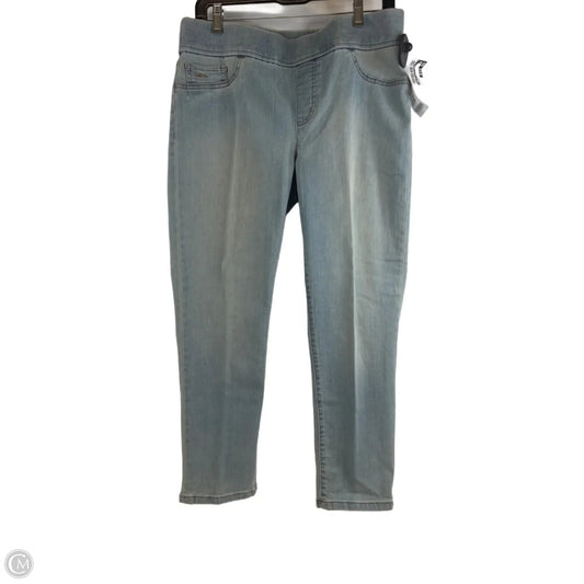 Jeans Skinny By Lauren By Ralph Lauren In Blue Denim, Size: 10