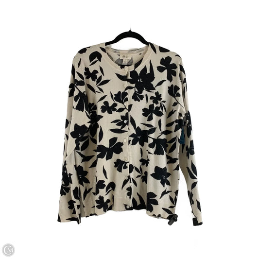 Cardigan By Style And Company In Black & Tan, Size: Xl